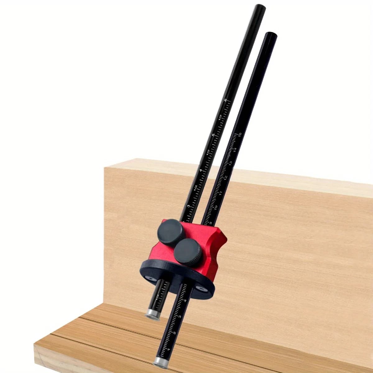 Thước đánh dấu đầu kép dạng bánh xe với thang đo Inch và MM