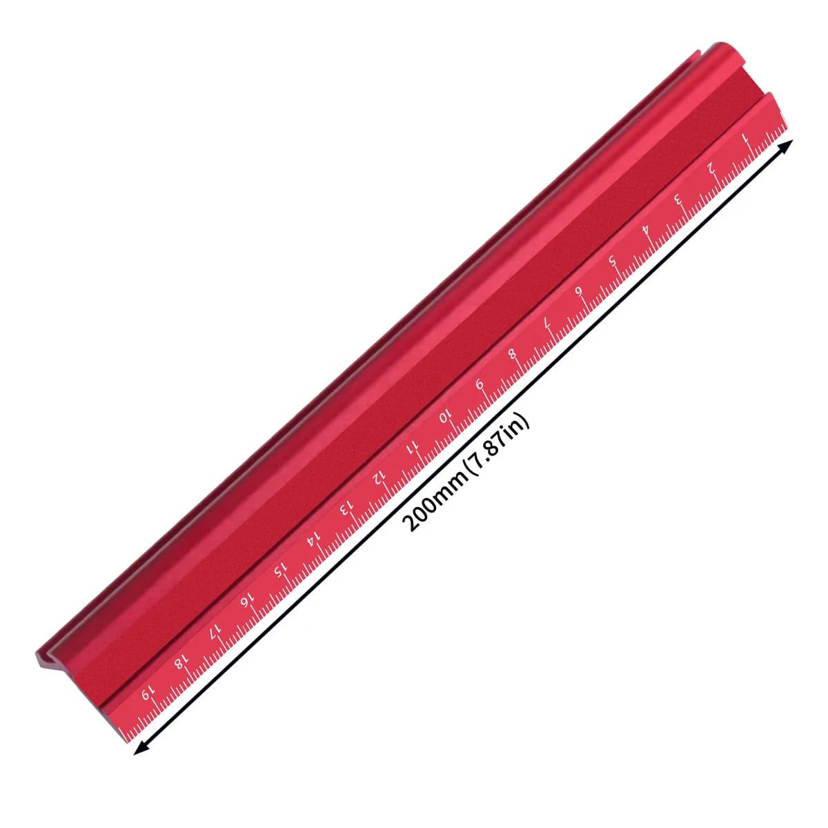 Thước kẻ chữ V chính xác hệ mét và hệ inch
