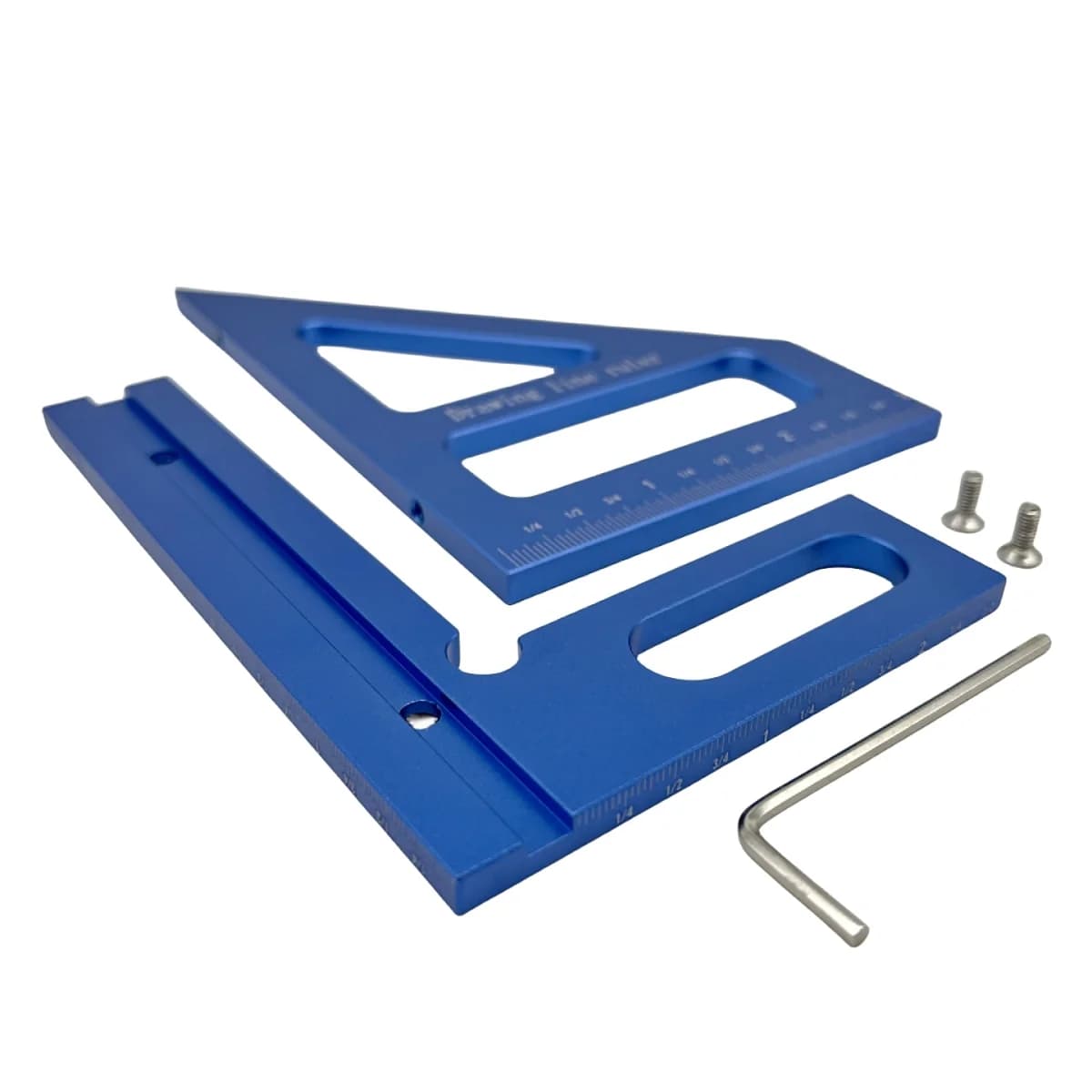 Thước tam giác cắt góc nhôm 45/90 độ