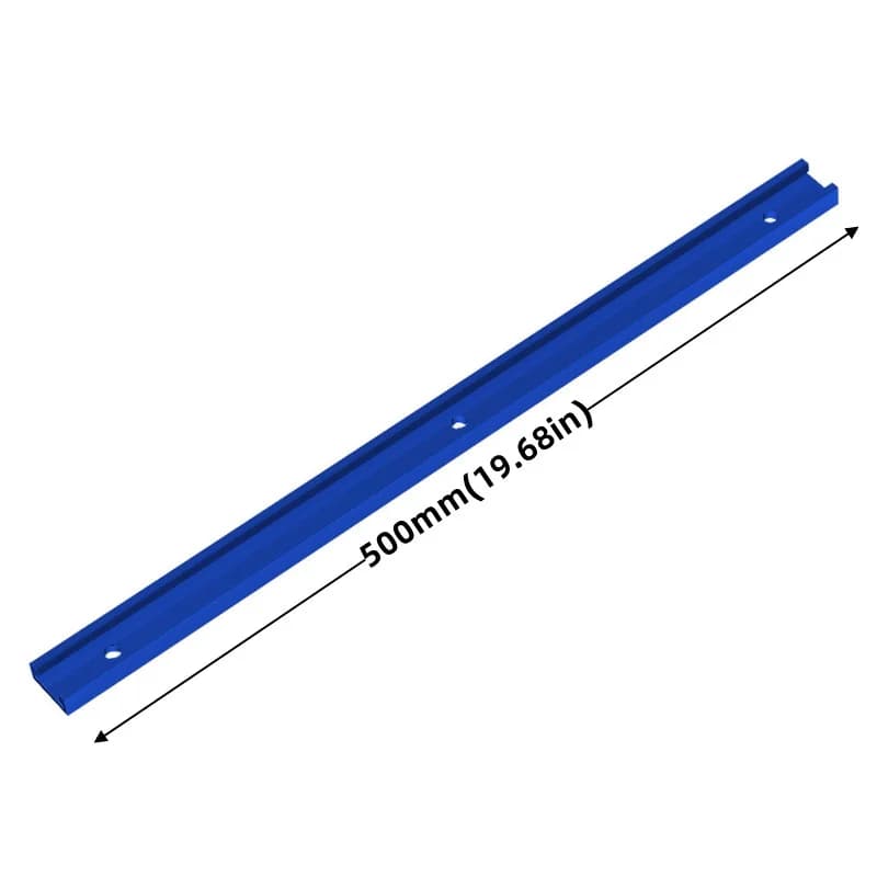 Thanh ray dẫn hướng góc vát T-Slot nhôm 30-50cm