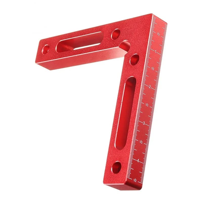 Kẹp vuông định vị góc 90 độ bằng nhôm (2 cái)