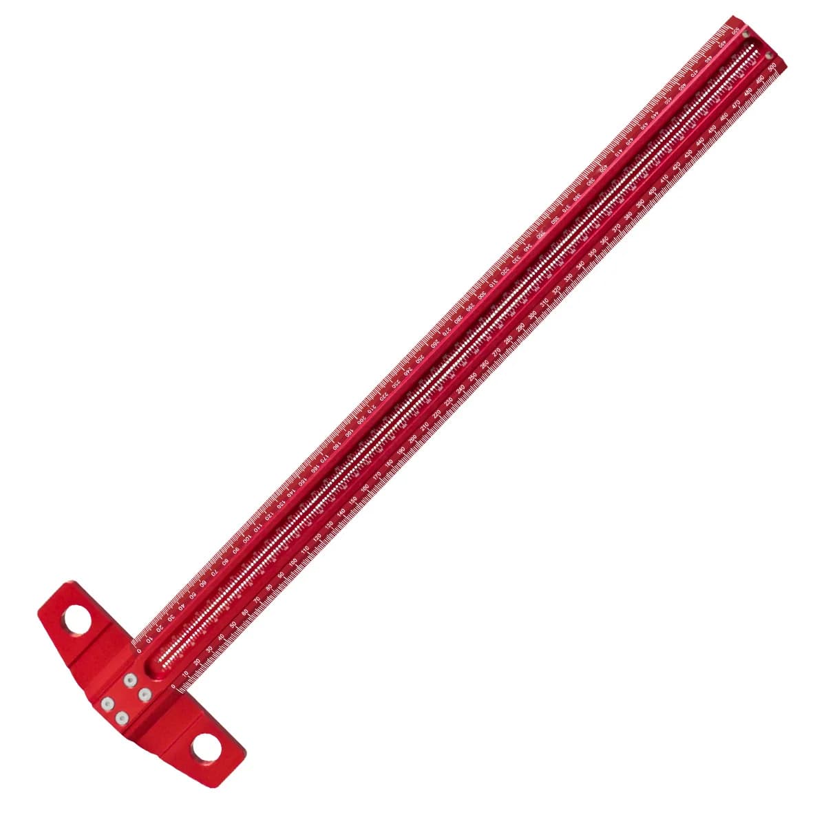 Thước kẻ chữ T bằng nhôm chính xác, dụng cụ vạch dấu, 60-500mm