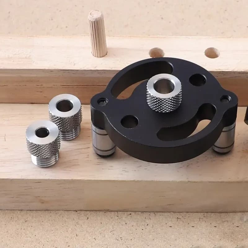 Kẹp khoan lỗ pocket và chốt gỗ thẳng đứng, 6/8/10mm