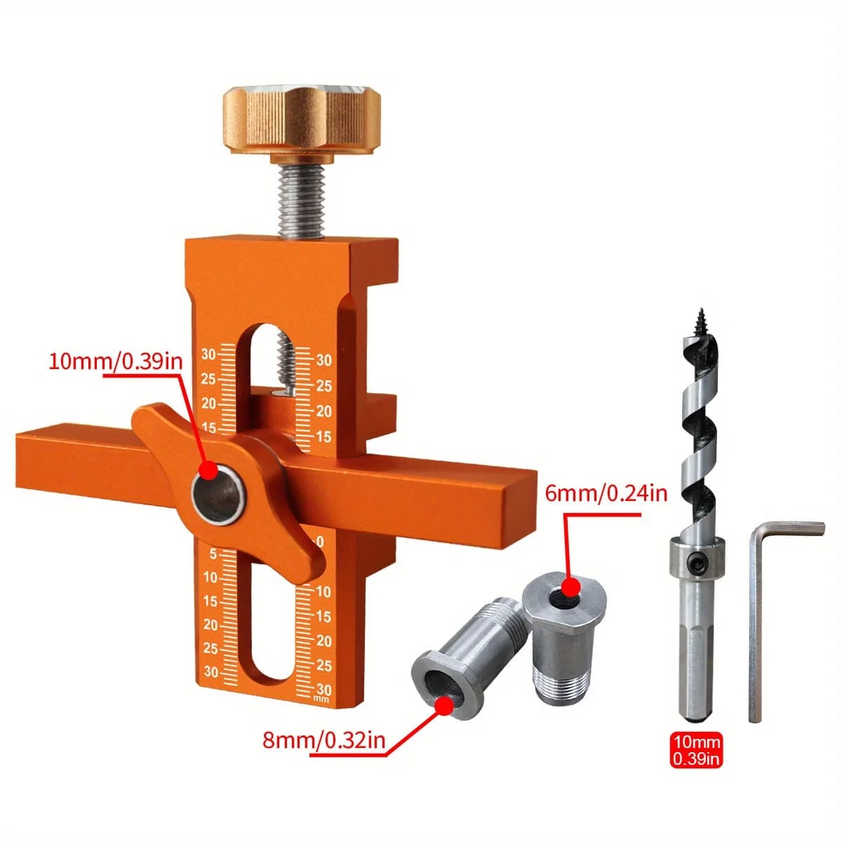 Khuôn lắp đặt cửa tủ 2 trong 1 kèm dẫn khoan