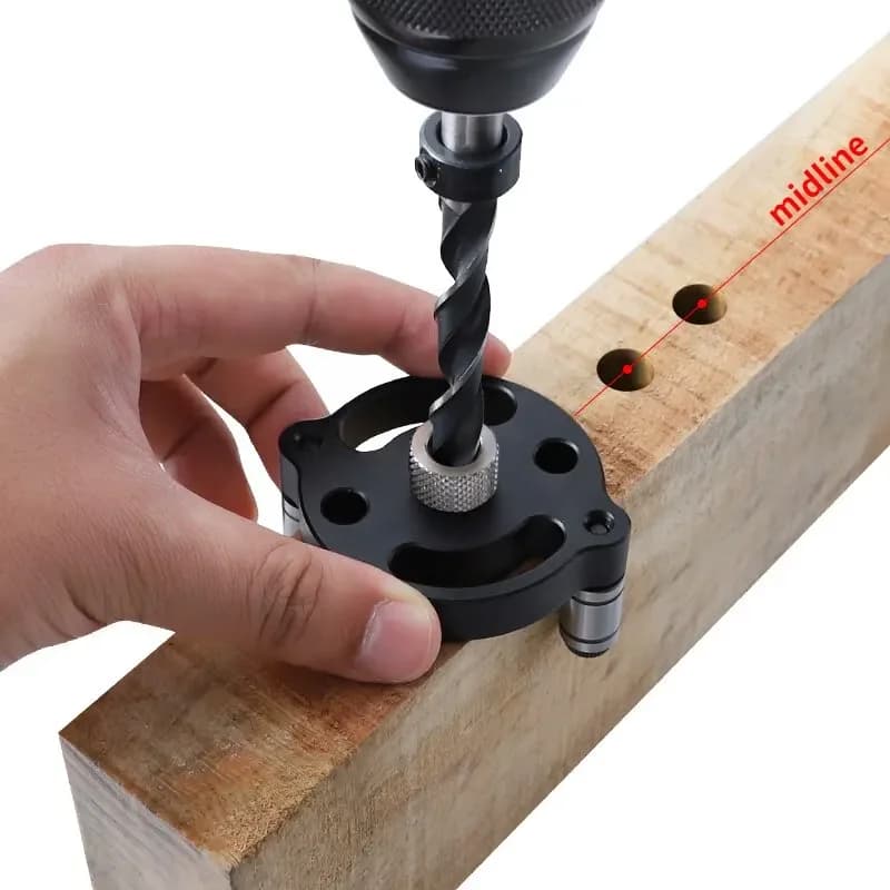 Kẹp khoan lỗ pocket và chốt gỗ thẳng đứng, 6/8/10mm