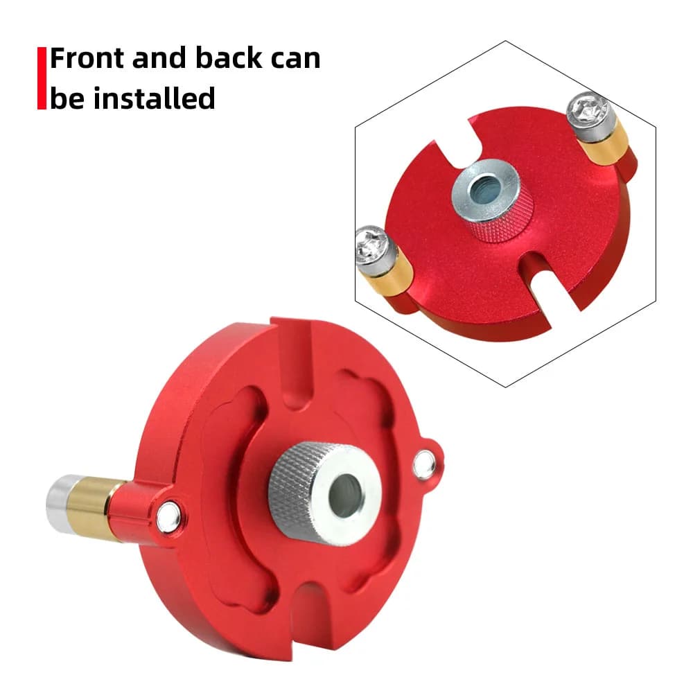 Bộ định vị khoan chốt gỗ tự cân tâm 3-10mm