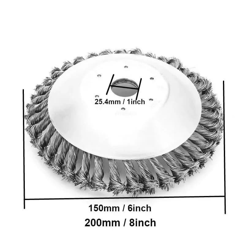 Lưỡi cắt cỏ thép carbon 8 inch