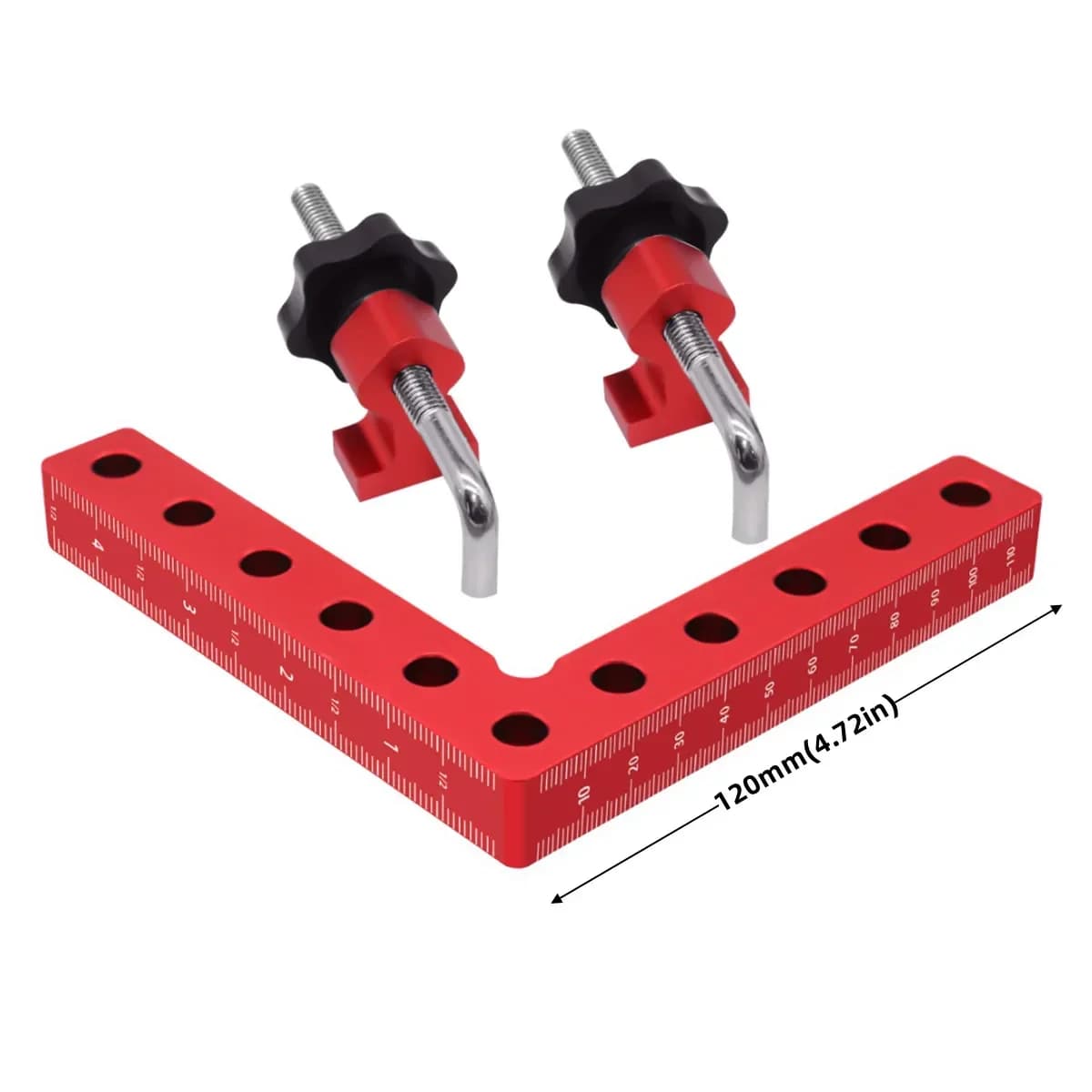 Kẹp Vuông Chữ L Cho Ngành Mộc 90 Độ, 120/140mm