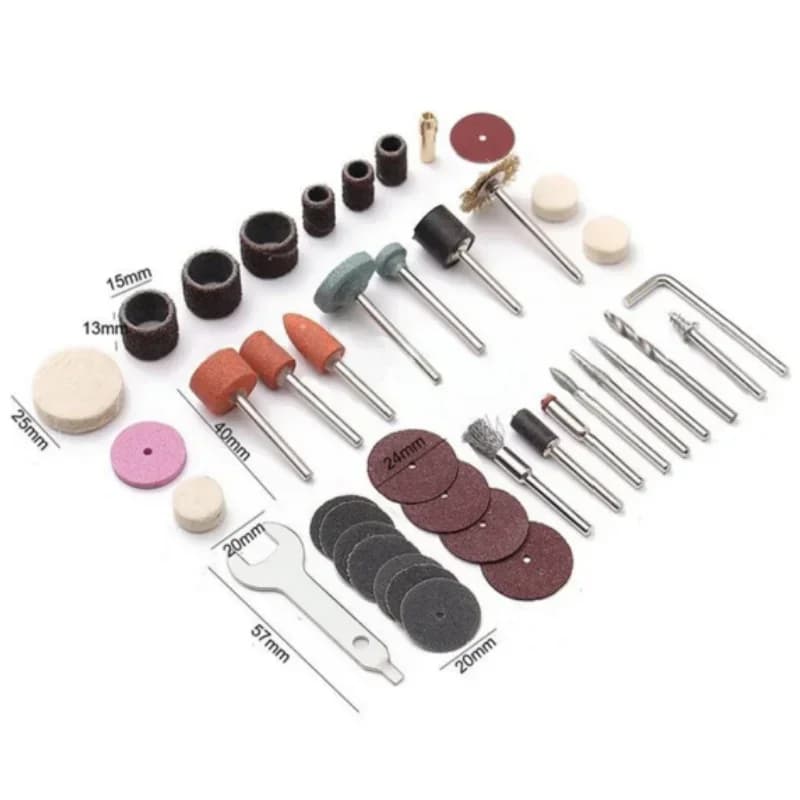 Bộ Phụ Kiện Mài Xoay 40 Chi Tiết Cho Máy Khoan Mini