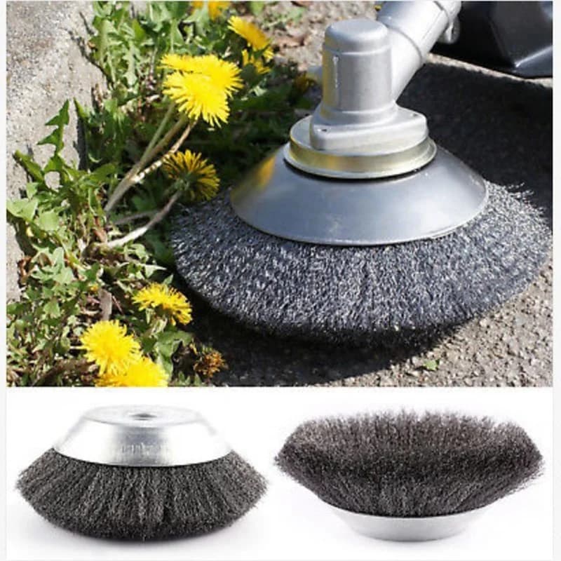 Đầu cắt cỏ bằng dây thép cho máy cắt cỏ, 150/200mm