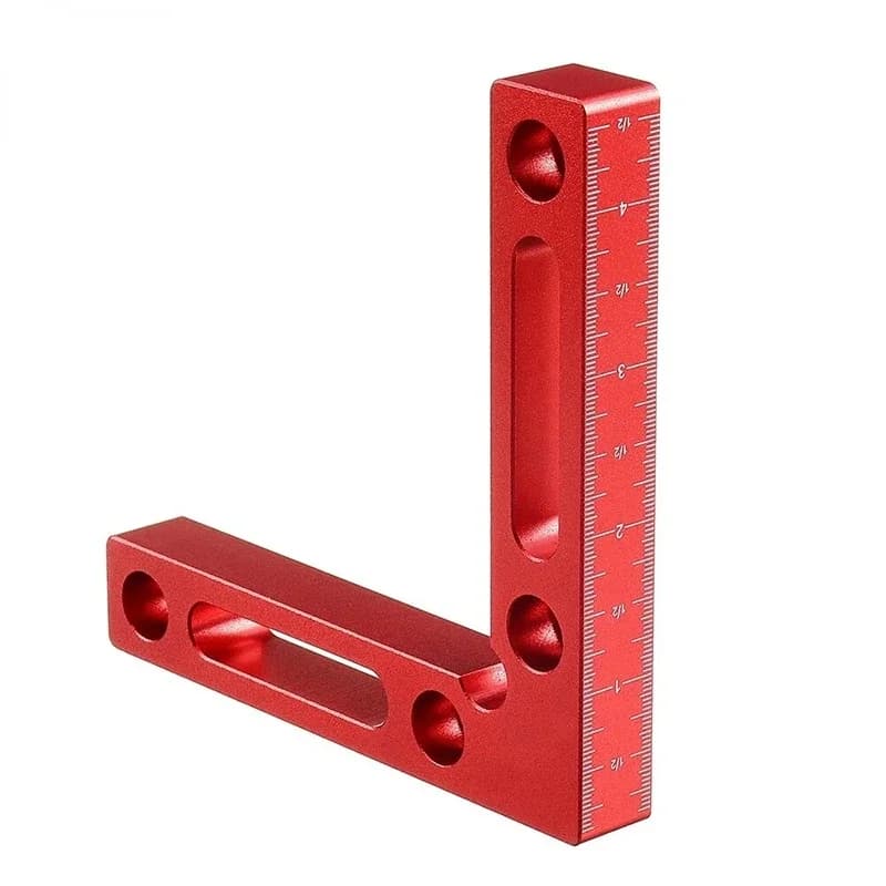 Bộ 2 chiếc Kẹp vuông định vị nhôm góc 90 độ