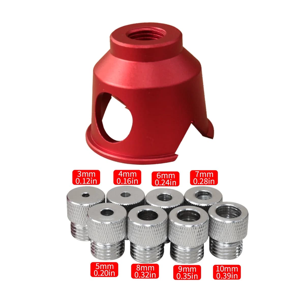 Bộ định vị khoan lỗ chốt gỗ, 6/8/10mm kèm mũi khoan