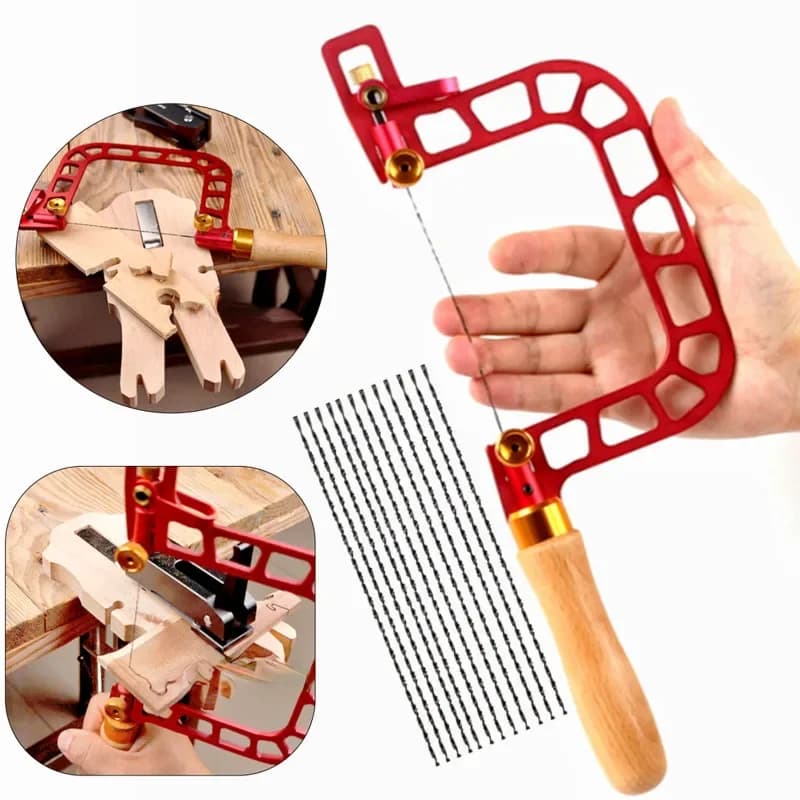 Khung Cưa Lược Nhôm Kèm Lưỡi Cưa Thay Thế