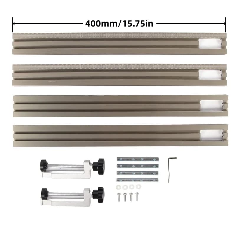 Thanh ray dẫn hướng máy cắt tỉa dài 400mm bằng nhôm