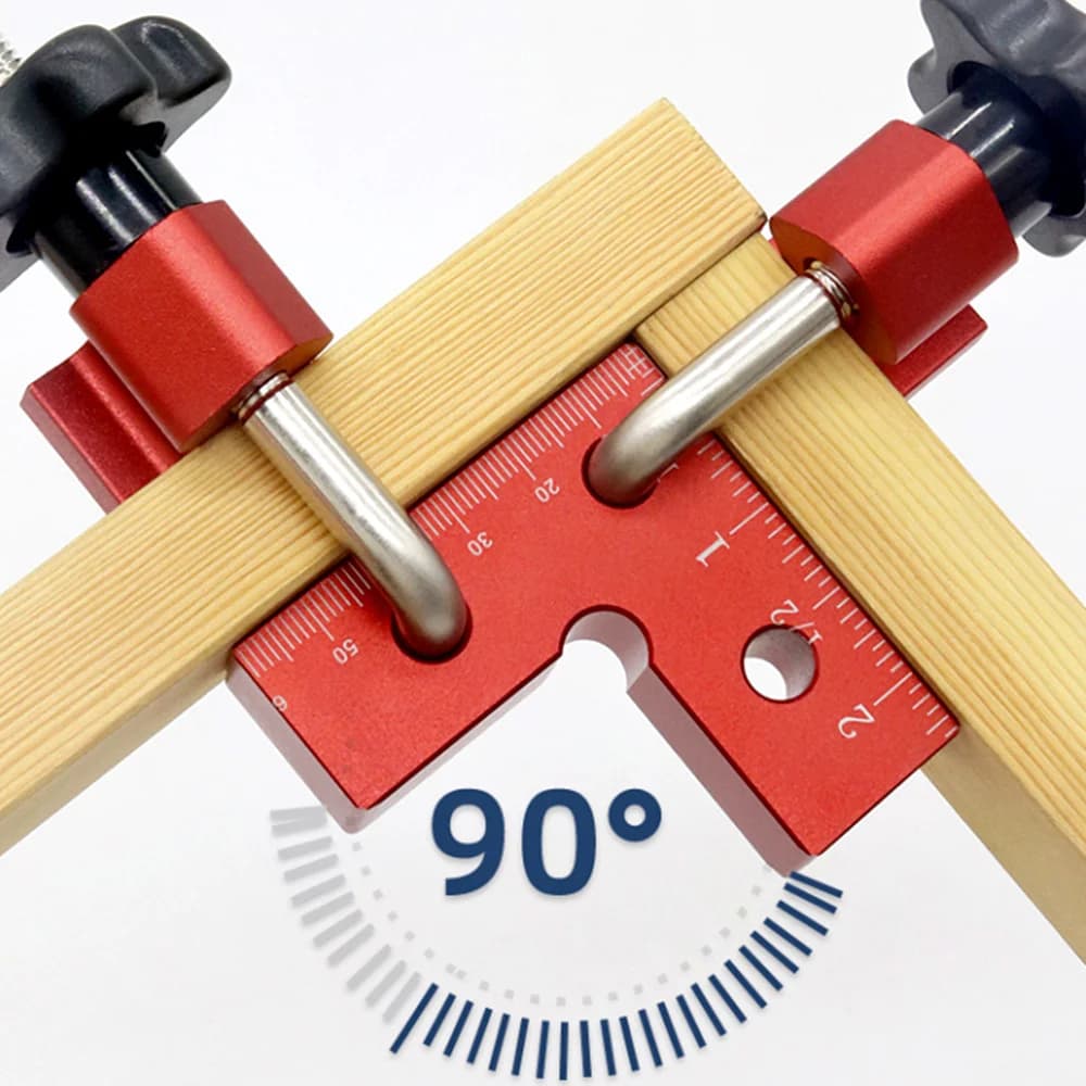 Ê ke định vị vuông góc và kẹp ghép nối bằng nhôm
