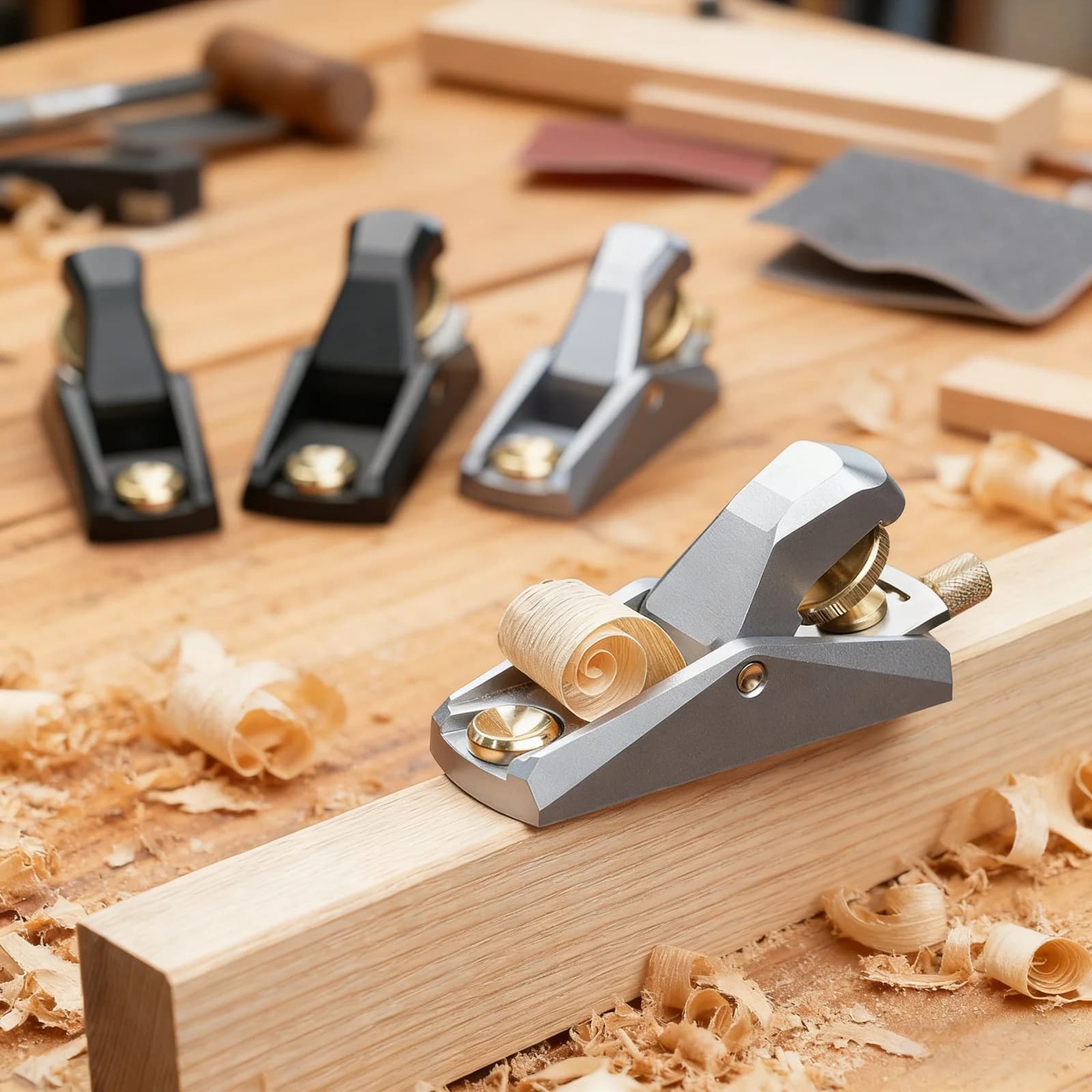 Máy bào tay mini nhôm góc thấp lưỡi thép