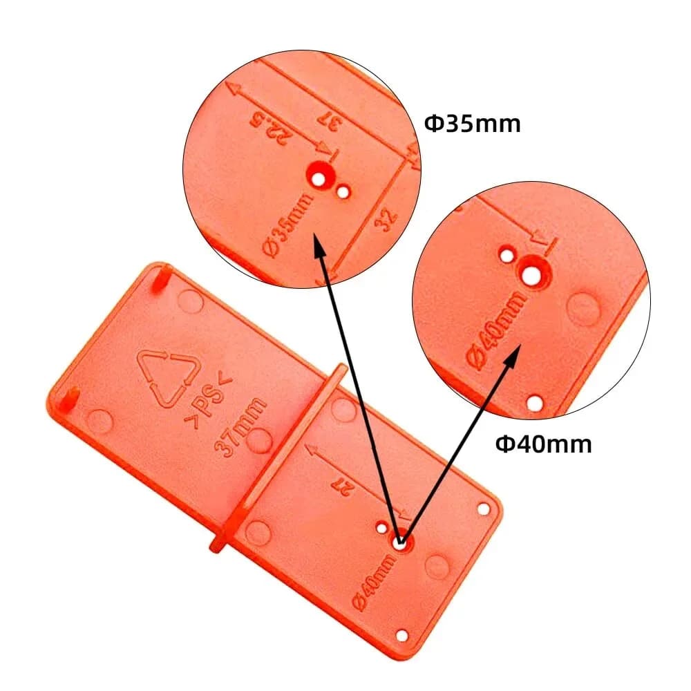Khuôn định vị khoan lỗ bản lề, 26/35/40mm