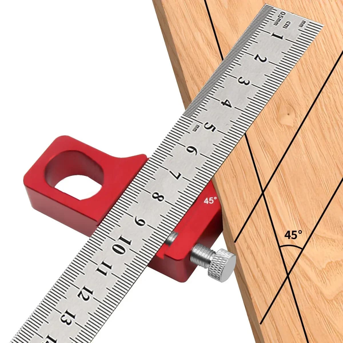 Khối định vị thước thép đa góc, 45/60/90 độ