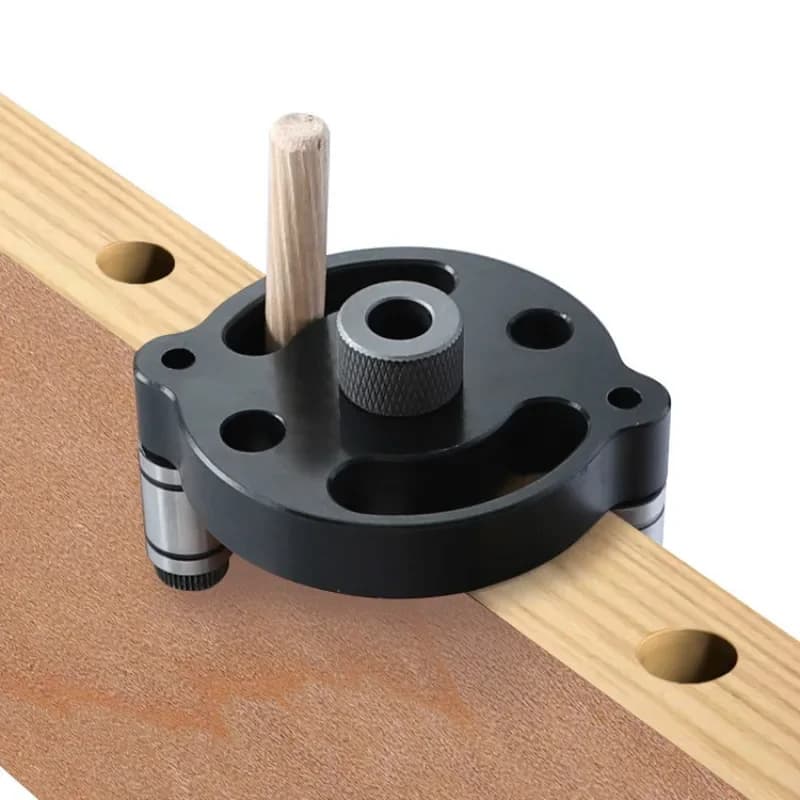 Kẹp khoan lỗ pocket và chốt gỗ thẳng đứng, 6/8/10mm
