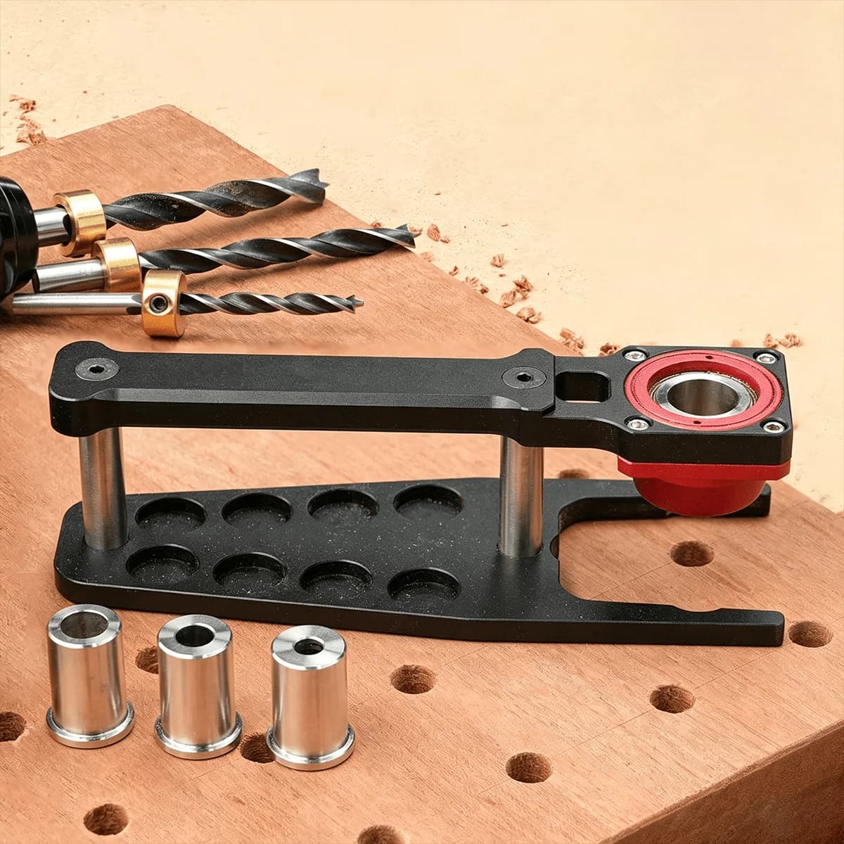 Dụng cụ khoan lỗ thẳng đứng cho bàn làm việc MFT