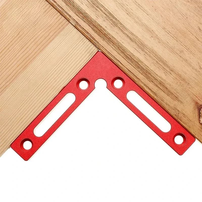 Bộ 2 chiếc Kẹp vuông định vị nhôm góc 90 độ