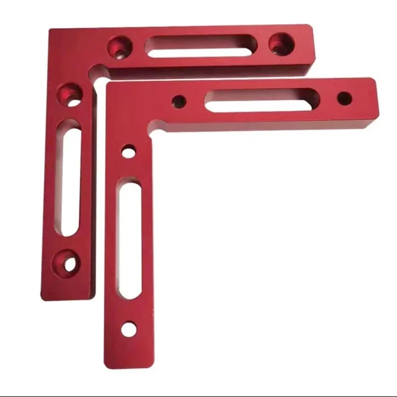Bộ 2 chiếc Kẹp vuông định vị nhôm góc 90 độ