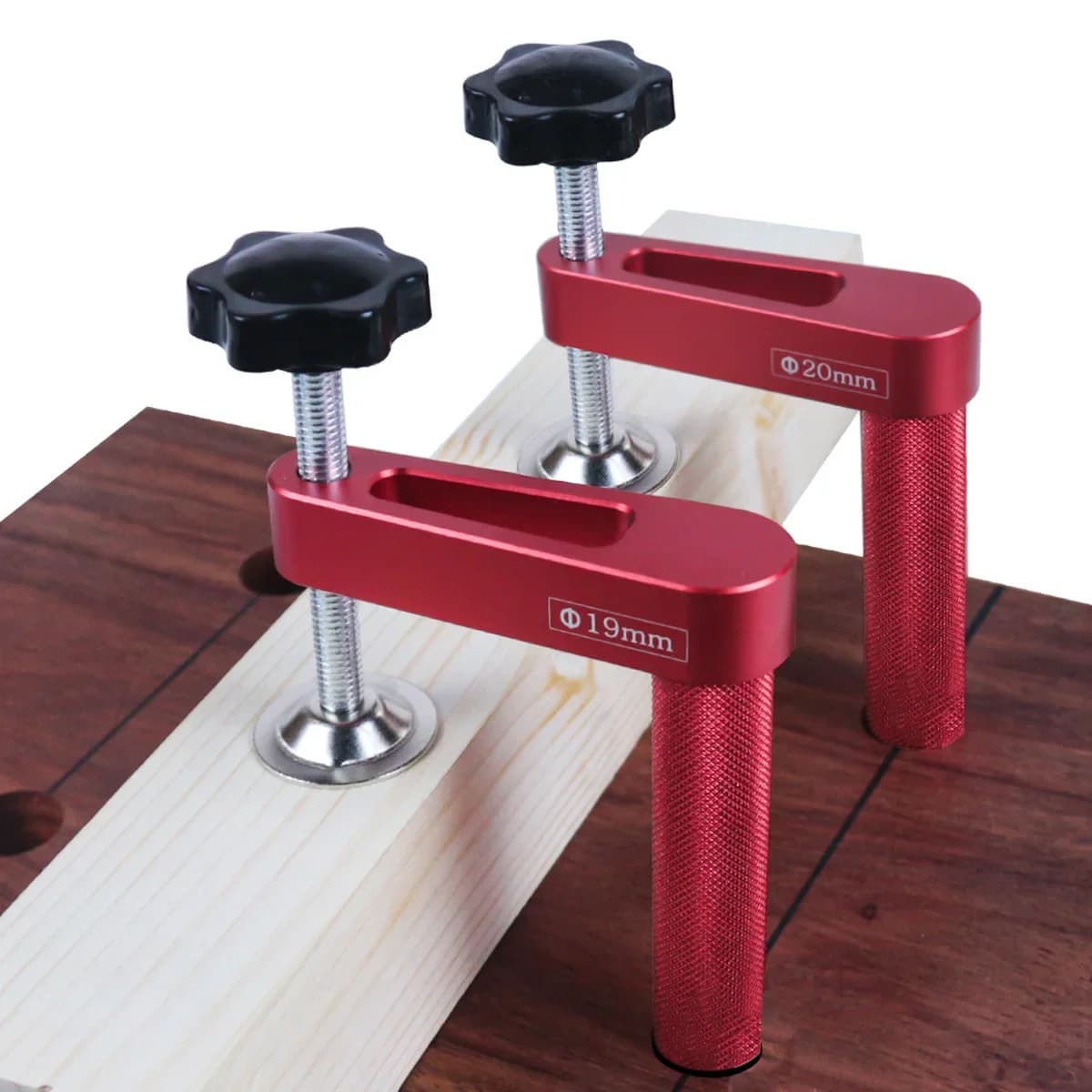 Kẹp Gỗ Hợp Kim Nhôm Cho Bàn Thợ Mộc 19mm/20mm