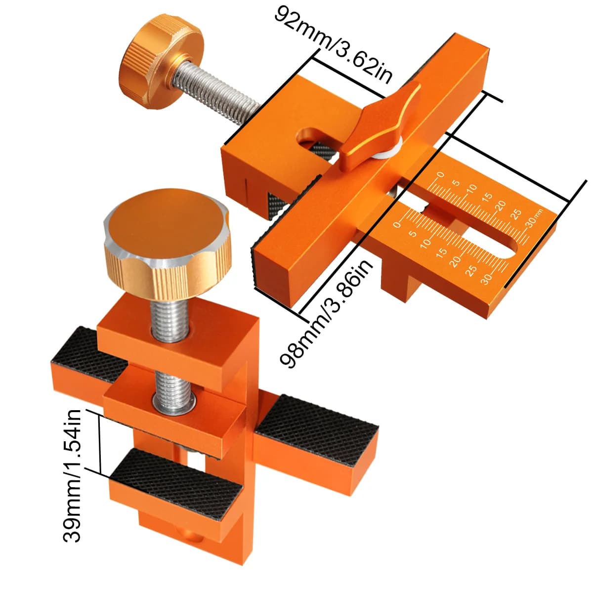 Jig lắp đặt cửa tủ nhôm 7-40mm