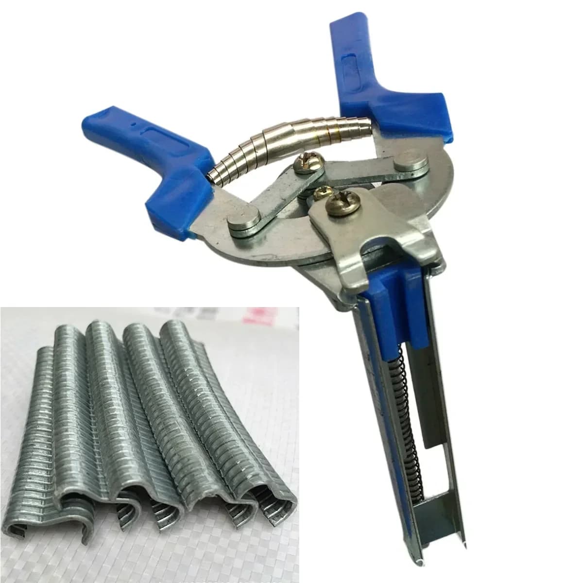 Kìm bấm vòng hạc kèm 600 kẹp thép không gỉ