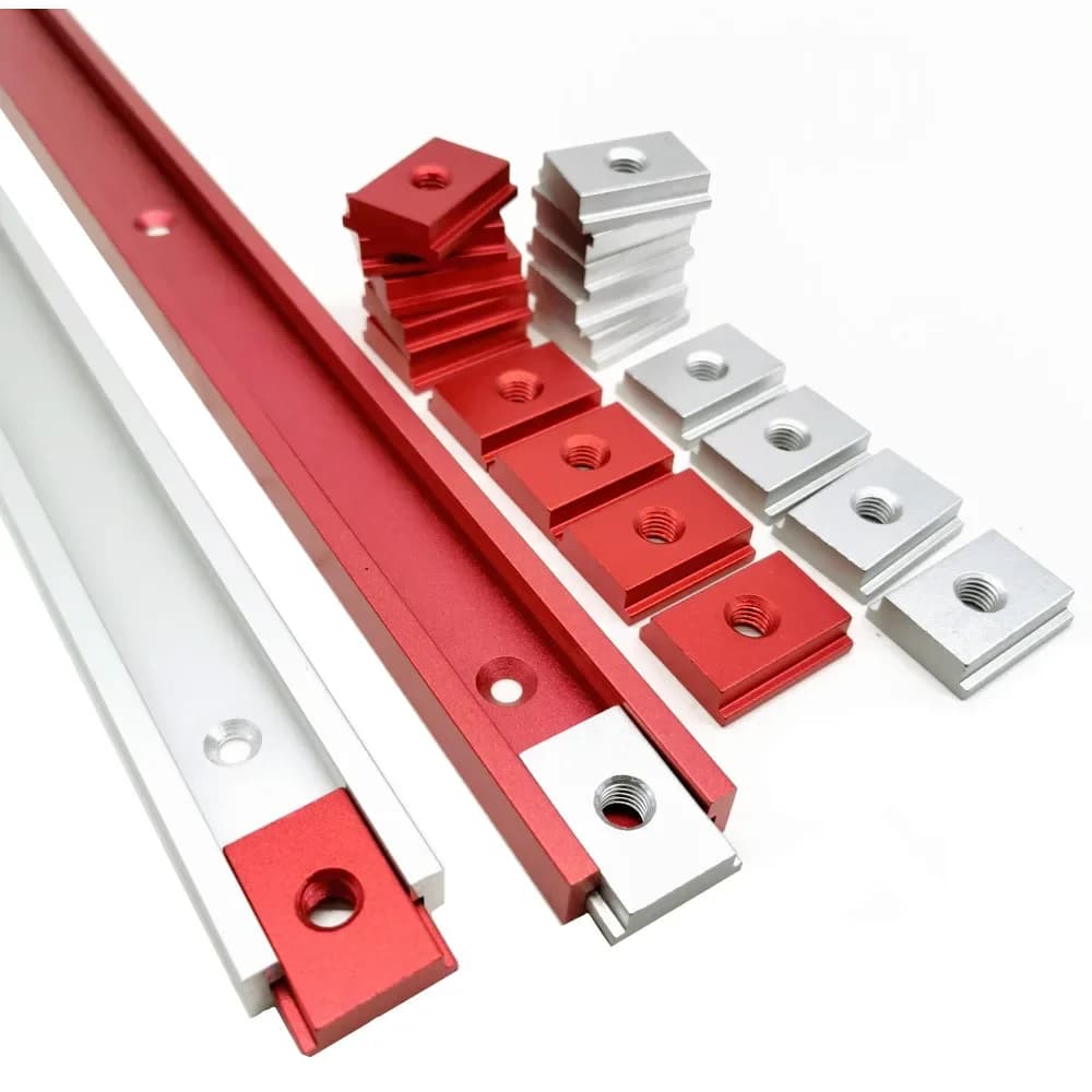 Gói 10 Cái Đai Ốc Trượt Khe T Nhôm Cho Ray Vát Góc