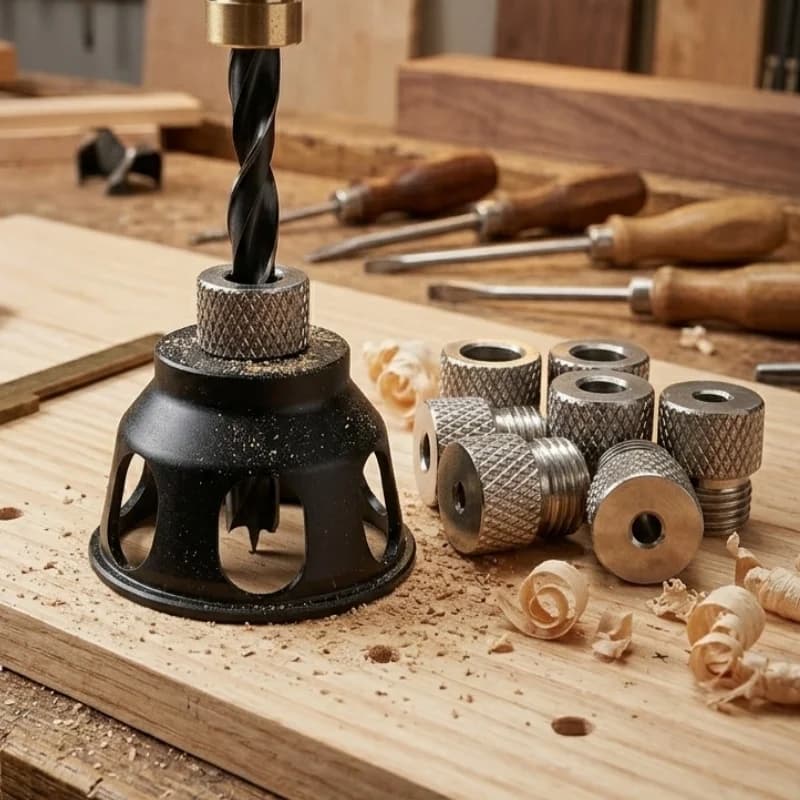 Bộ Định Vị Khoan Thẳng Nhôm 3-10mm