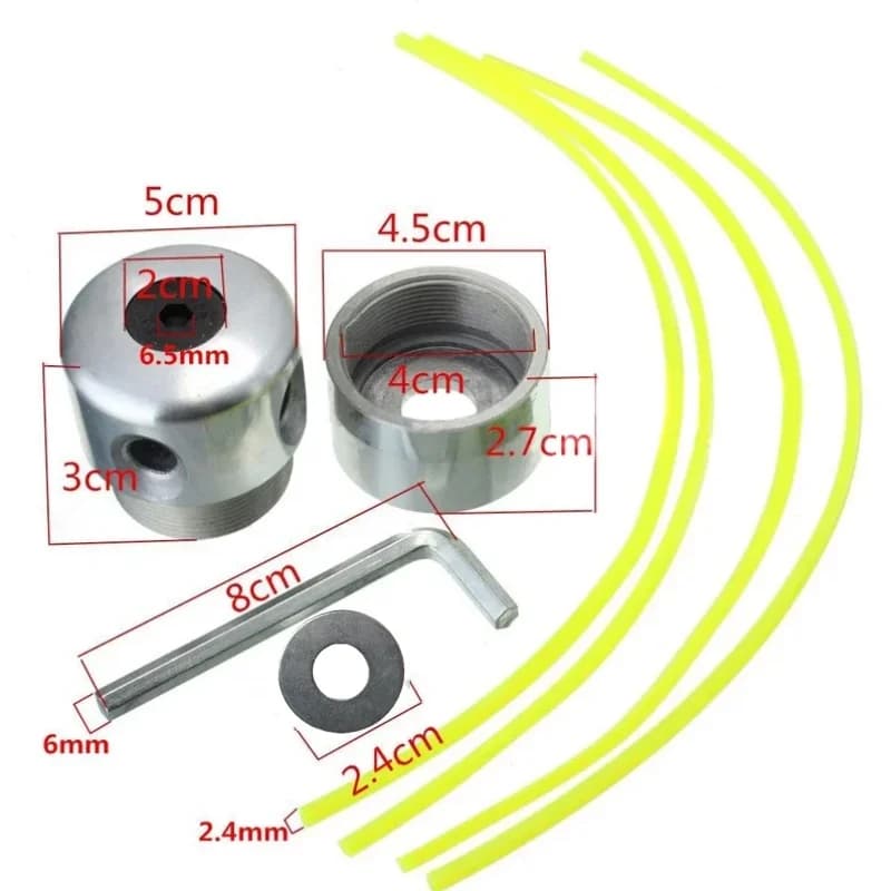 Đầu cắt cỏ bằng nhôm với 4 dây cắt