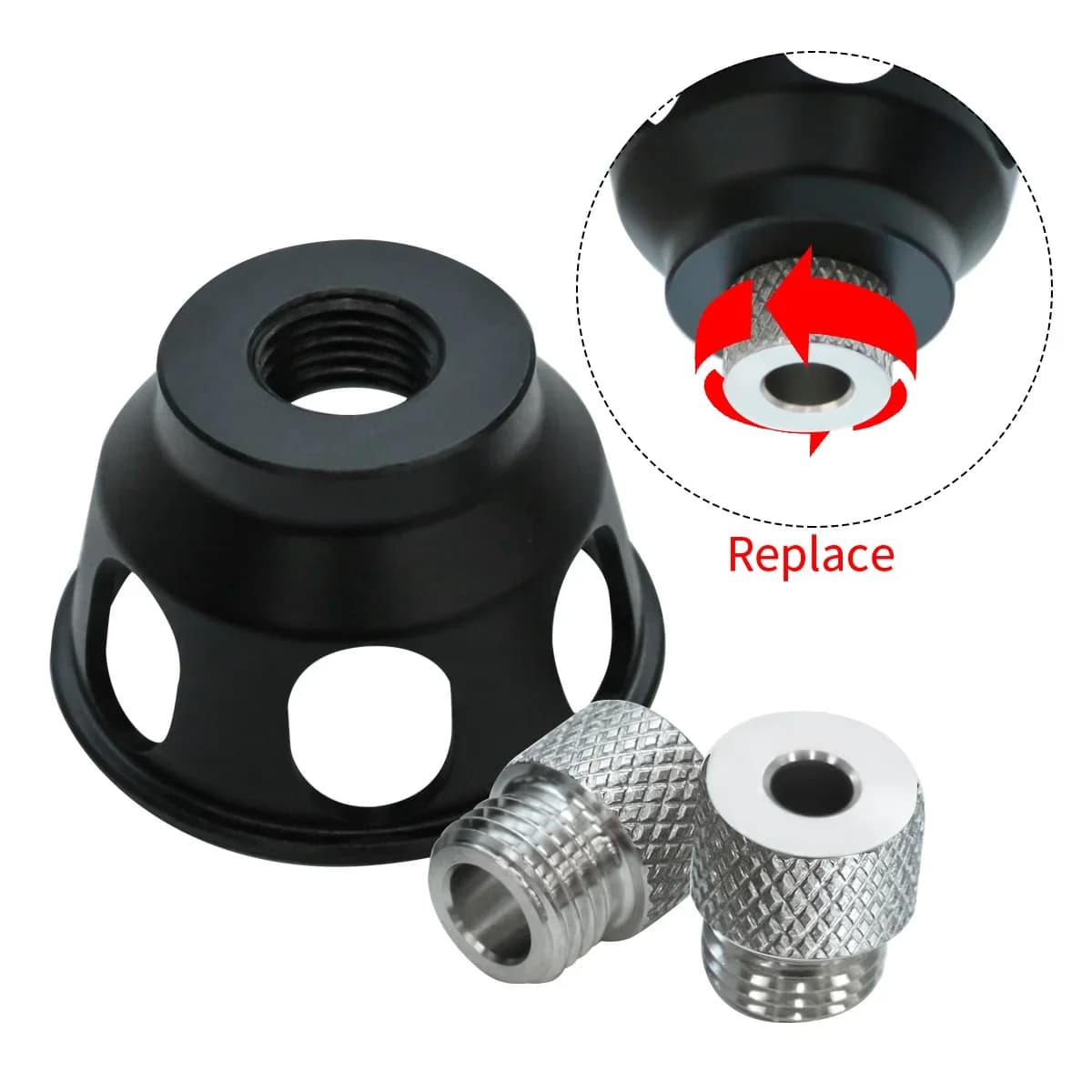 Bộ Định Vị Khoan Thẳng Nhôm 3-10mm