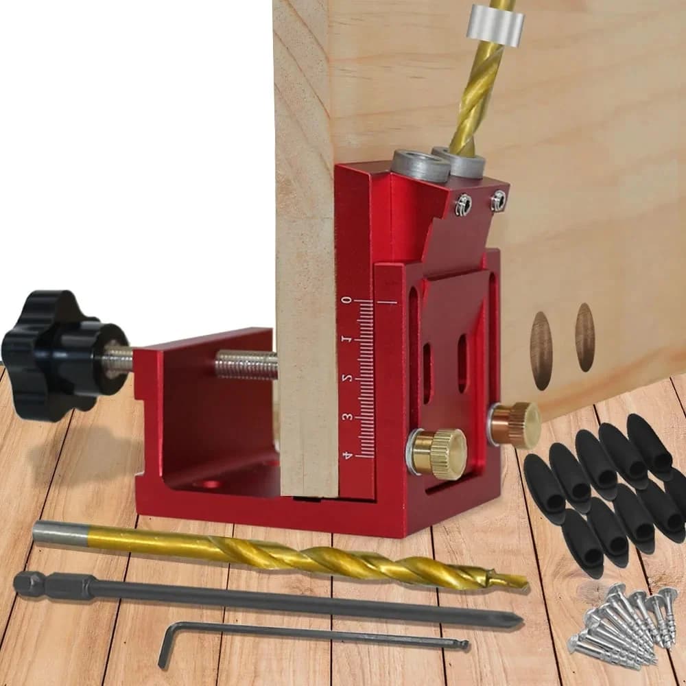 Bộ Kê Khoan Lỗ Giấu Điều Chỉnh Được với Hướng Dẫn Khoan 9mm