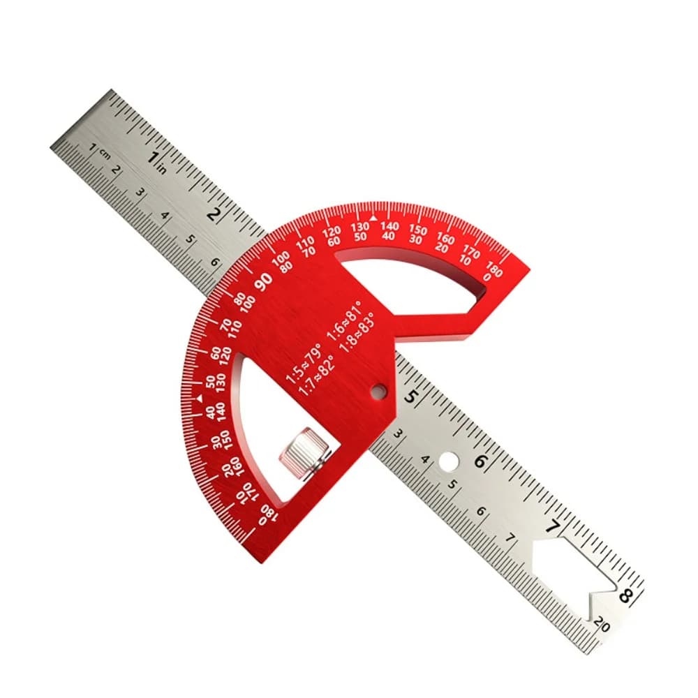 Thước đo góc xây dựng điều chỉnh 0-180 độ