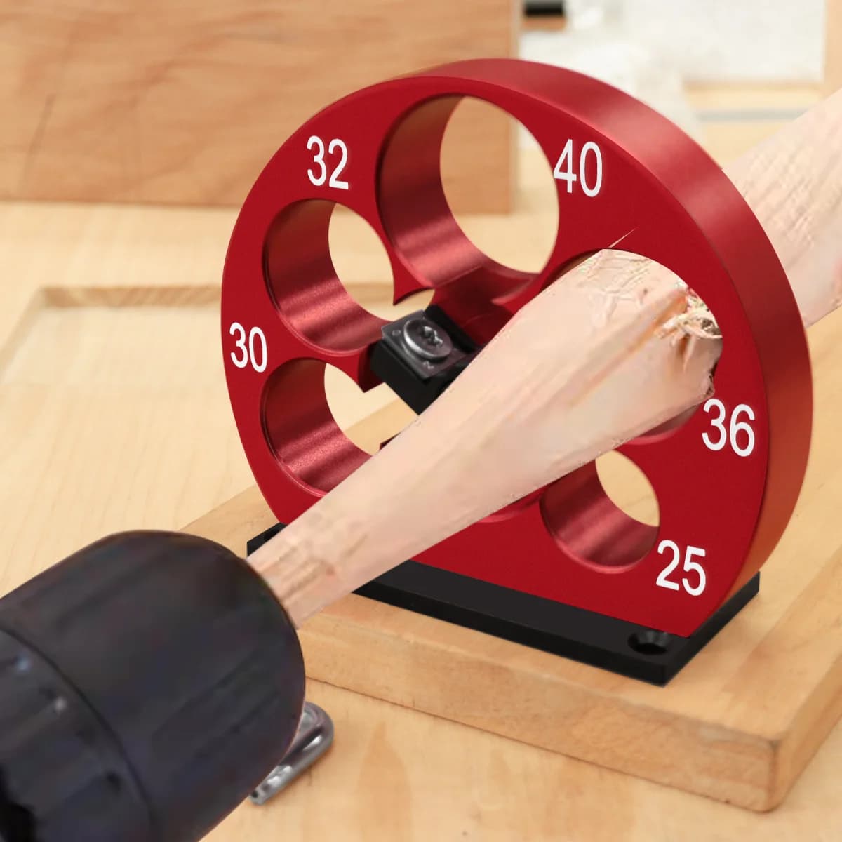 Khuôn tạo chốt gỗ điều chỉnh được 5 lỗ 25-40mm