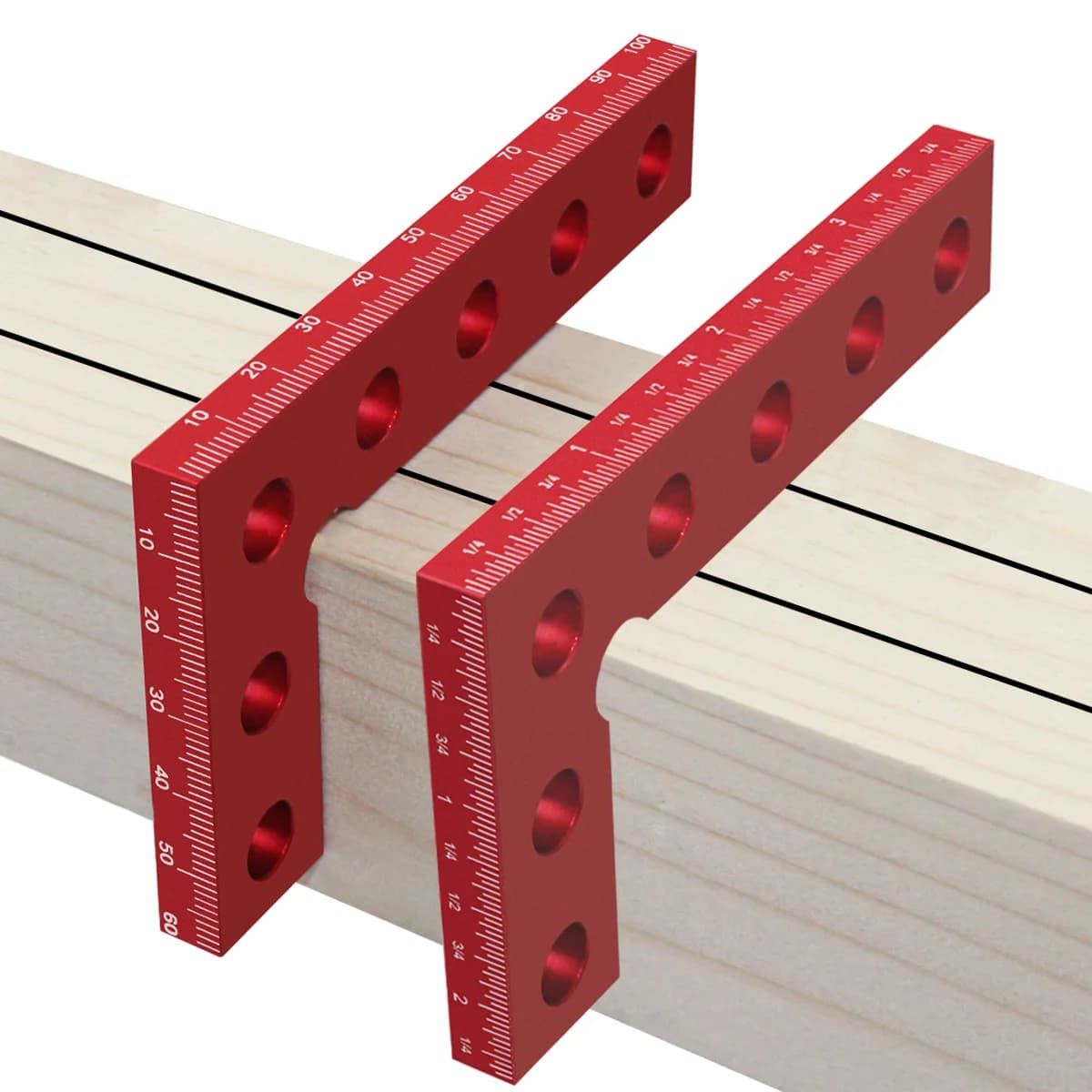 Thước đo góc vuông chính xác 90 độ bằng nhôm