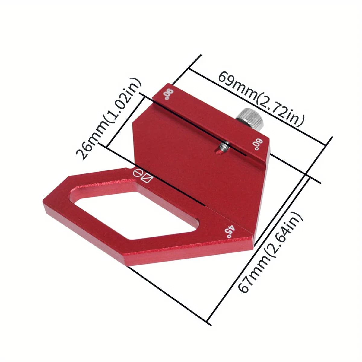 Thước Ke Góc Thép 45/60/90 Độ