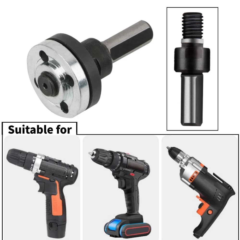 Thanh nối chuyển đổi từ mũi khoan 10mm sang máy mài góc