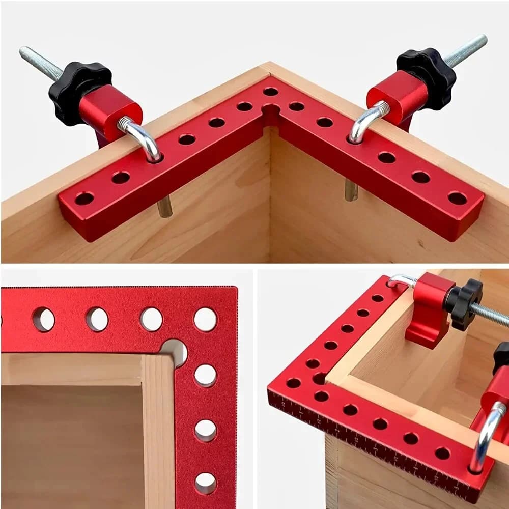 Kẹp định vị góc vuông L 90°, 120-160mm