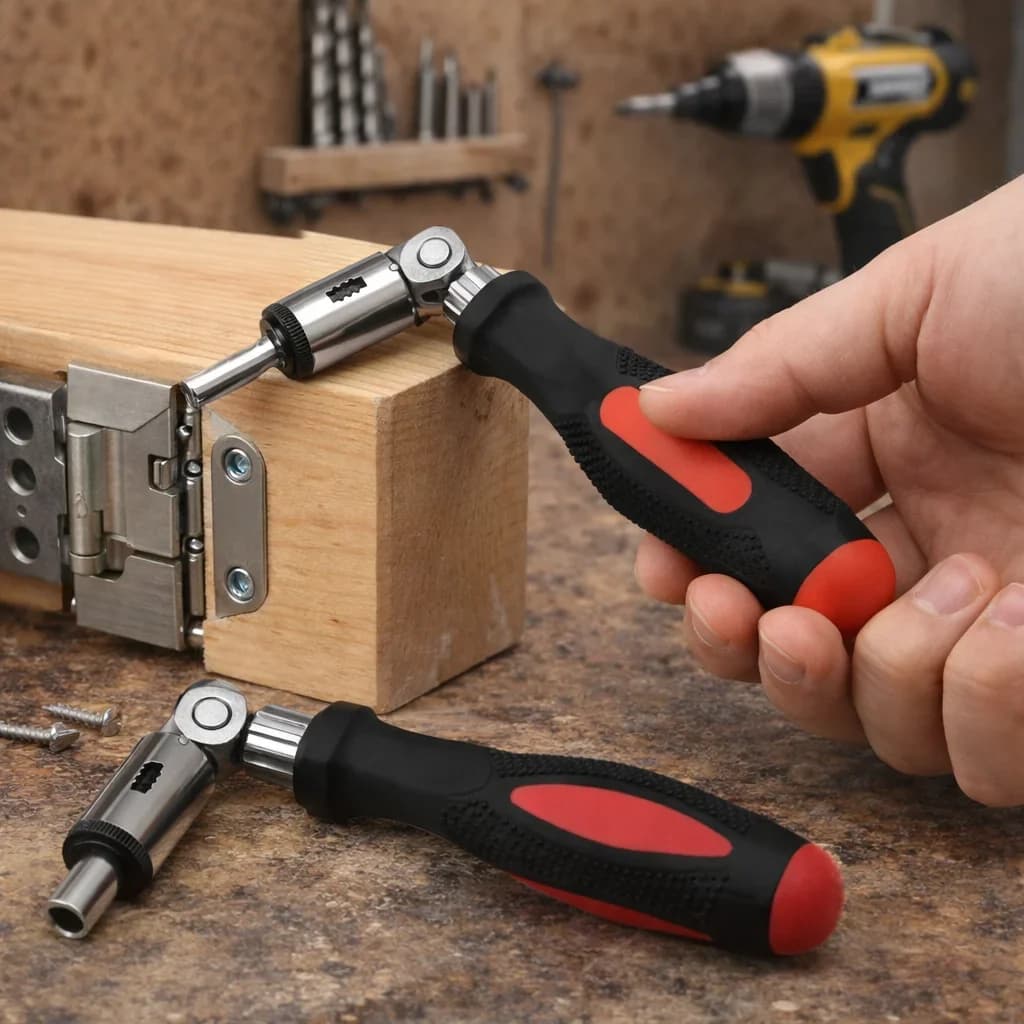 Bộ tua vít bánh răng đa năng, đầu lục giác 1/4 inch