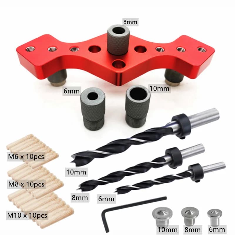 Mâm khoan lỗ pocket tự định tâm dọc 6/8/10mm