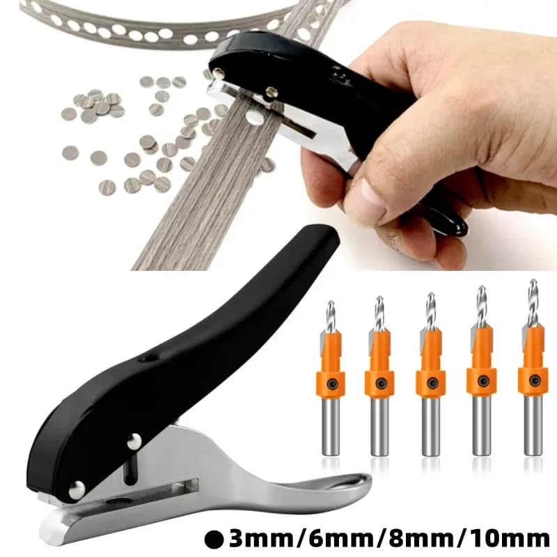 Kìm đục nẹp cạnh thủ công, 3/6/8/10mm