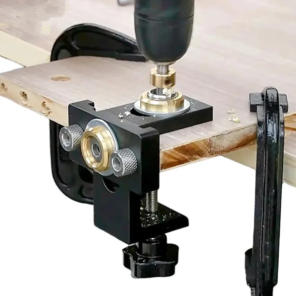 Thước định vị khoan chốt và dẫn mũi khoan điều chỉnh 3 trong 1