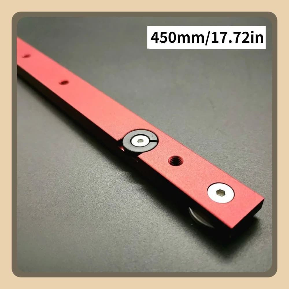 Thanh Trượt Miter Khe Chữ T Nhôm, 300/450mm