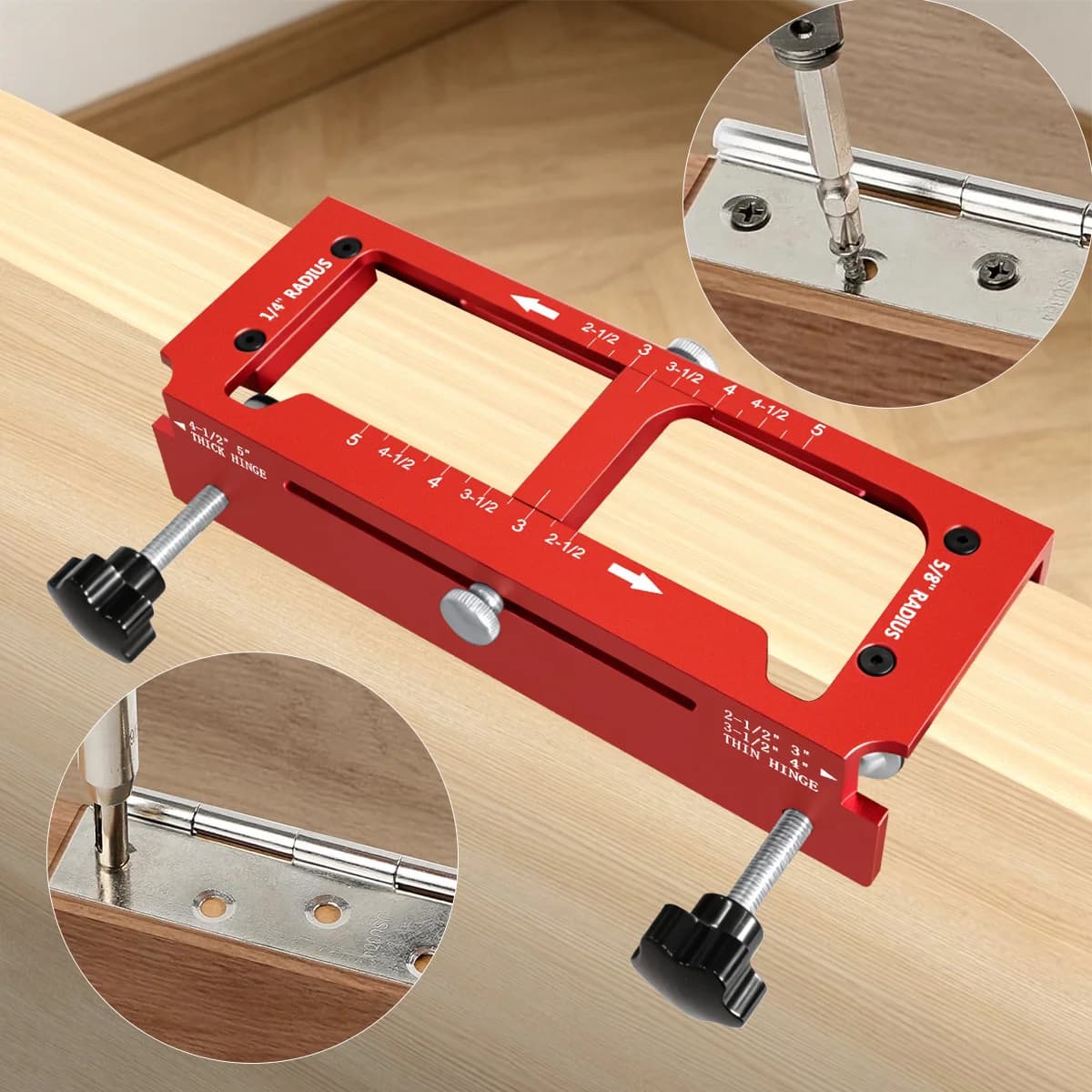 Khuôn khoan và định vị bản lề 2 trong 1