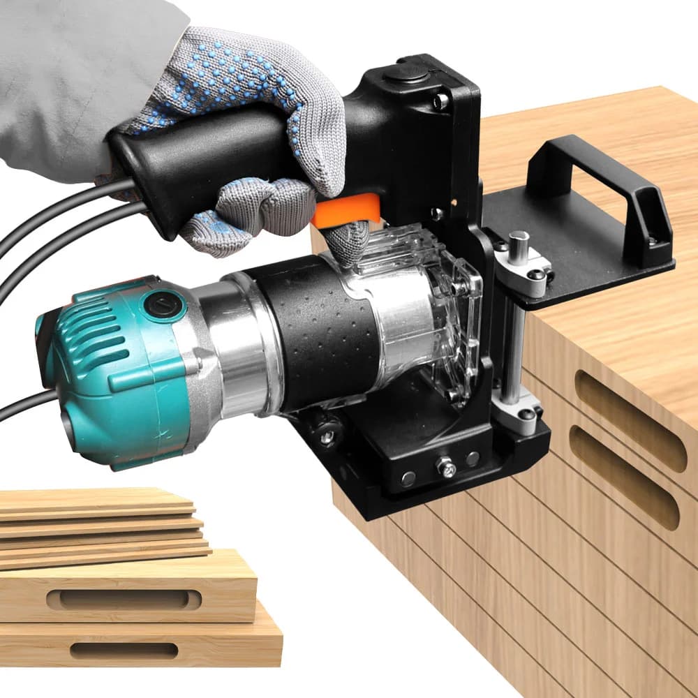 Dụng cụ định vị đục lỗ cho phụ kiện ẩn tủ 2 trong 1